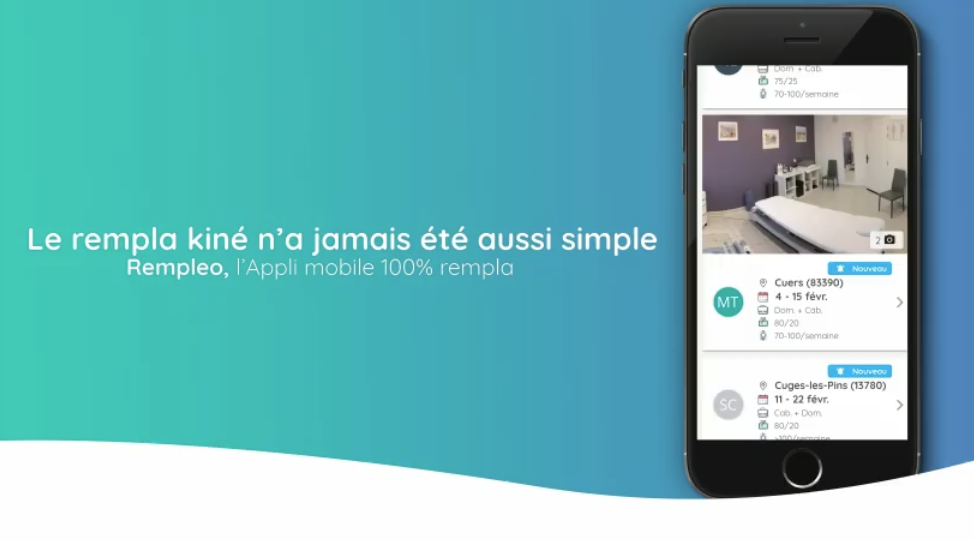 Rempleo – Application Kiné offre d’emploi