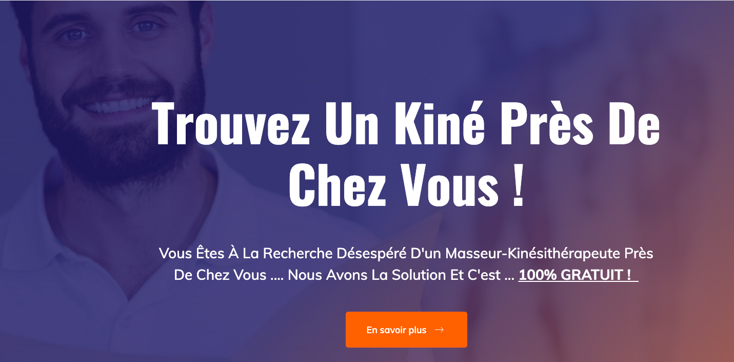 Trouver un kinésithérapeute