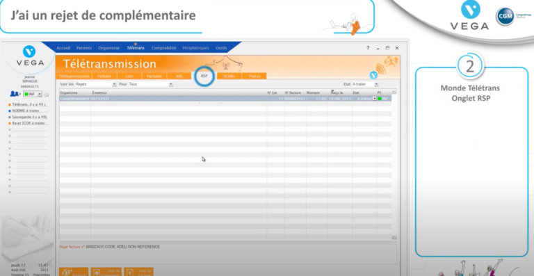 rejet complementaire