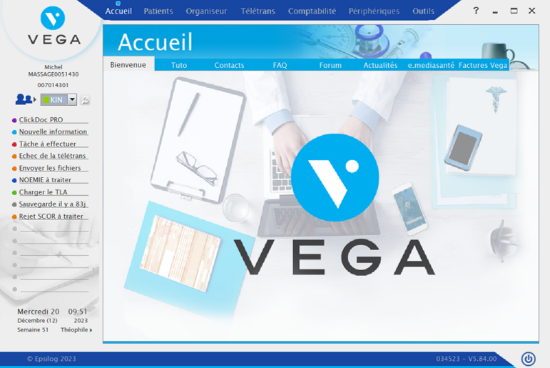 VEGA – Newsletter kiné – Décembre 2023