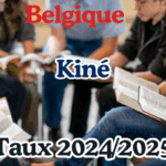 taux belgique kine 2025