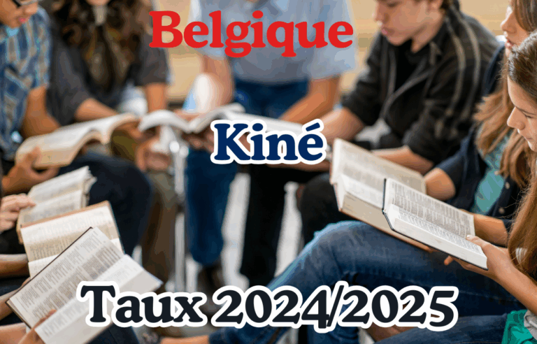 taux belgique kine 2025